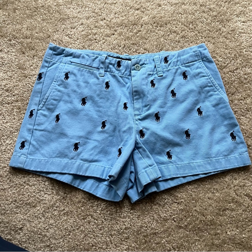 Ralph Lauren Blue Shorts Casual Summer Style